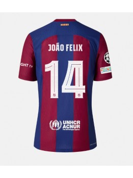 Barcelona Joao Felix #14 Replika Hemmakläder 2023-24 Kortärmad